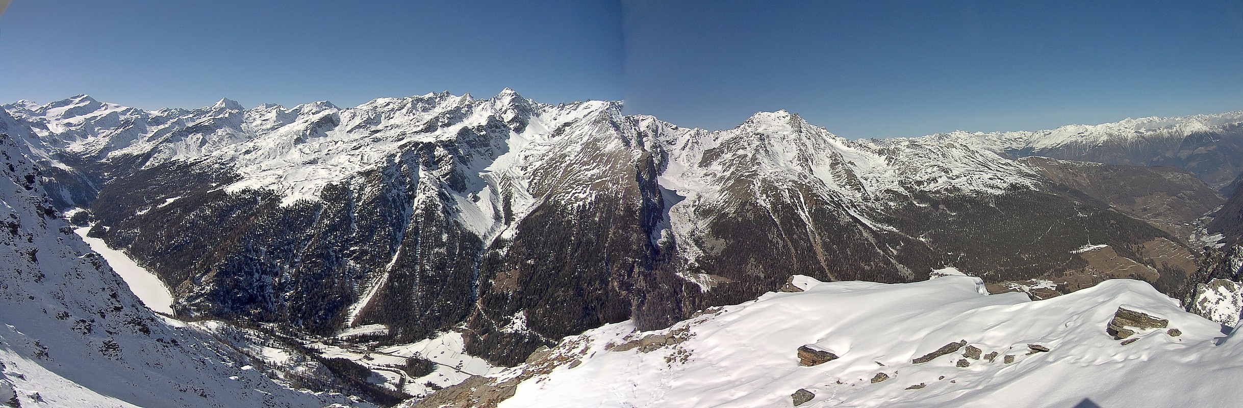 Archiv Foto Webcam Martelltal: Blick Zufrittsee