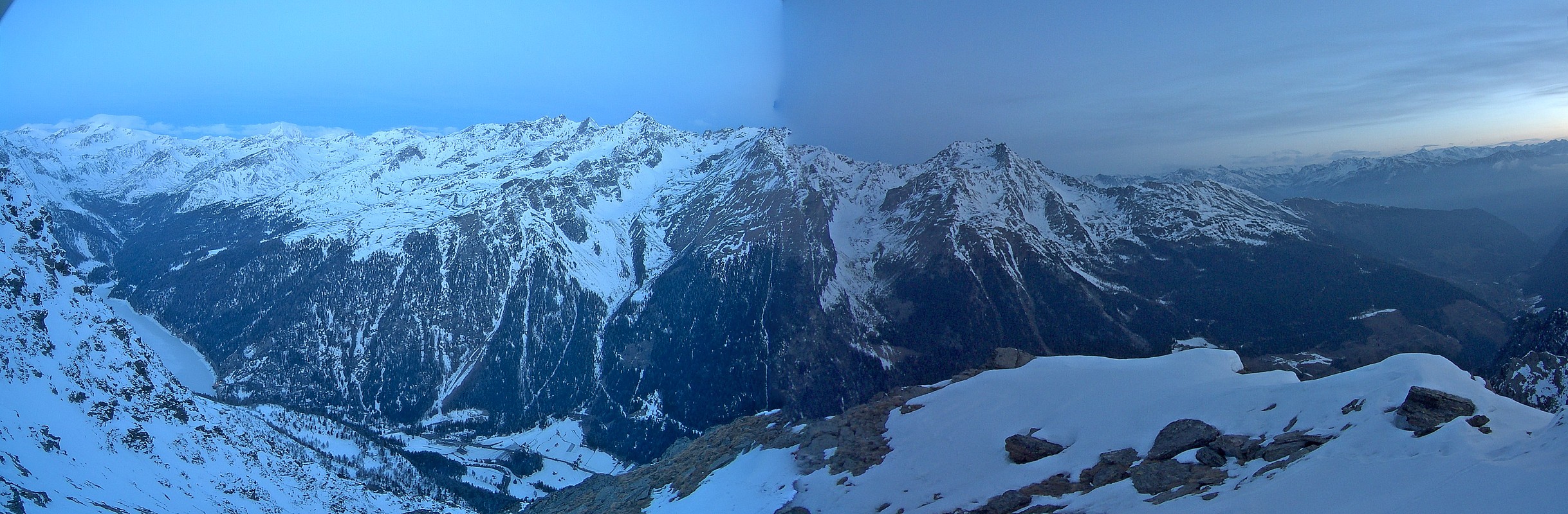 Archiv Foto Webcam Martelltal: Blick Zufrittsee