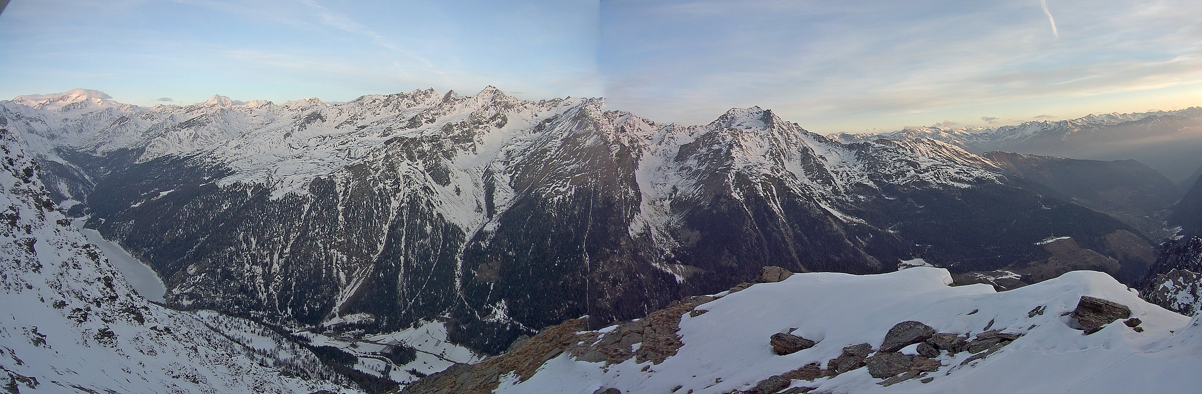 Archiv Foto Webcam Martelltal: Blick Zufrittsee