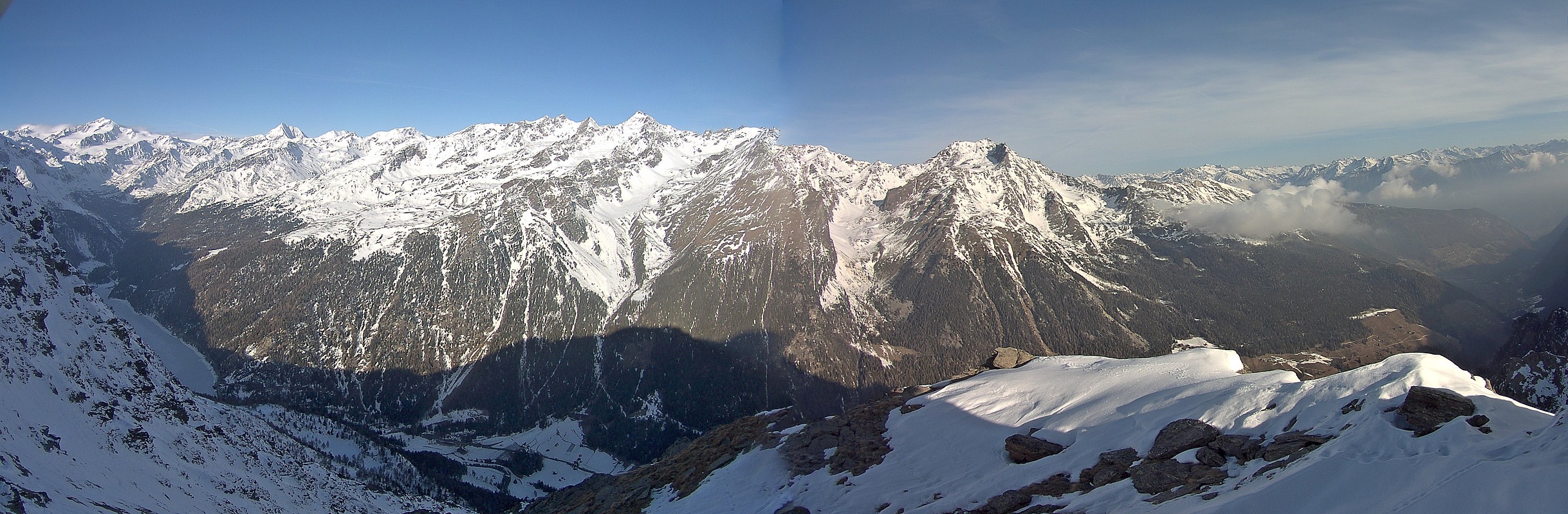 Archiv Foto Webcam Martelltal: Blick Zufrittsee