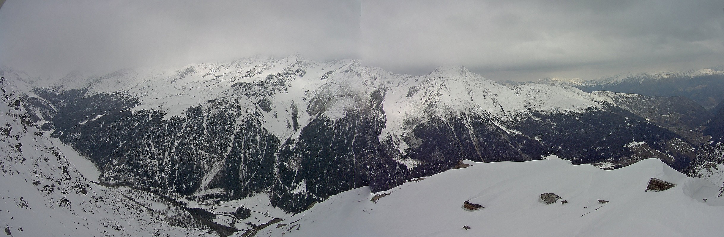 Archiv Foto Webcam Martelltal: Blick Zufrittsee