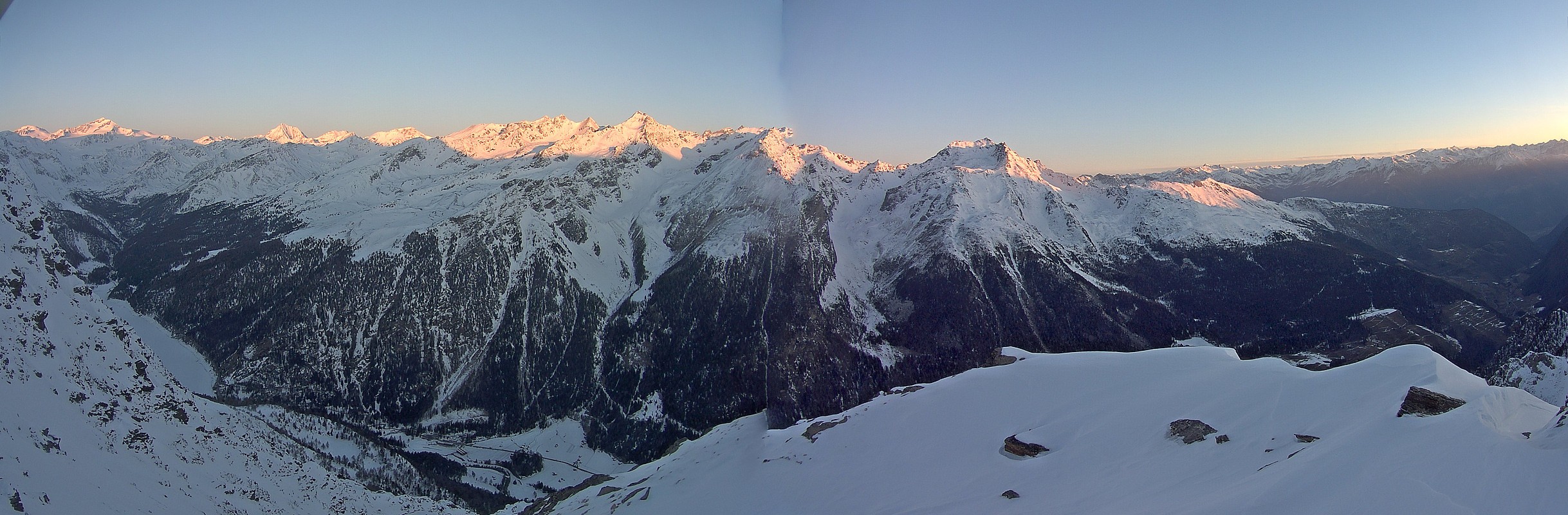 Archiv Foto Webcam Martelltal: Blick Zufrittsee