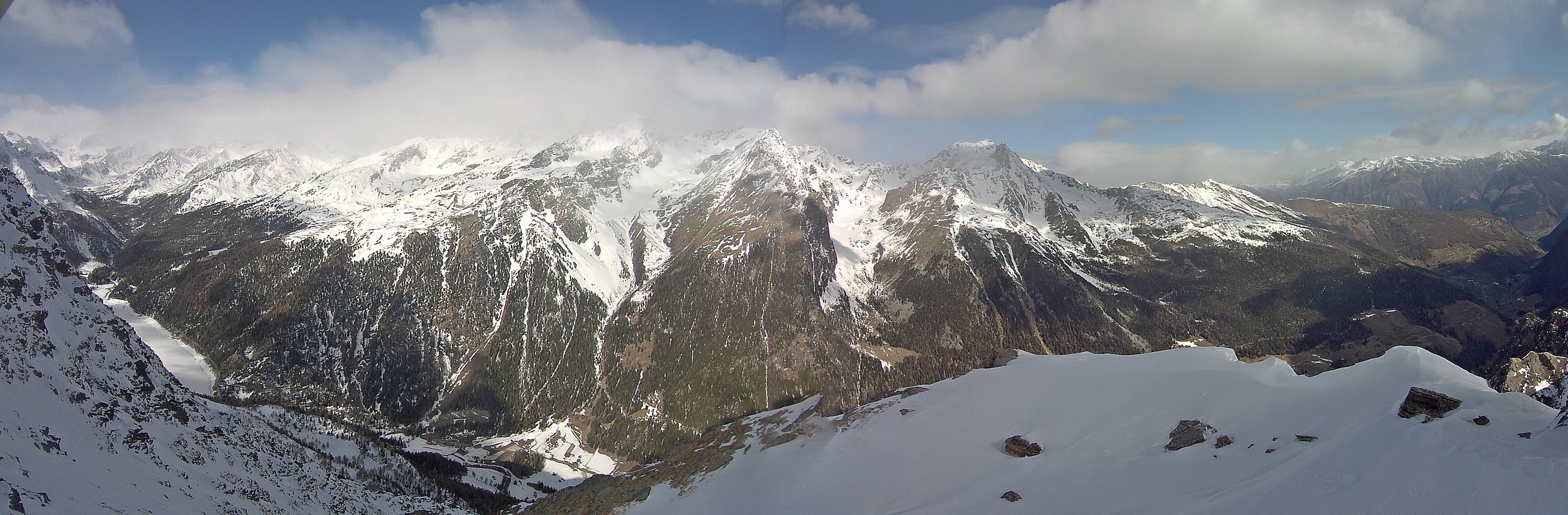 Archiv Foto Webcam Martelltal: Blick Zufrittsee