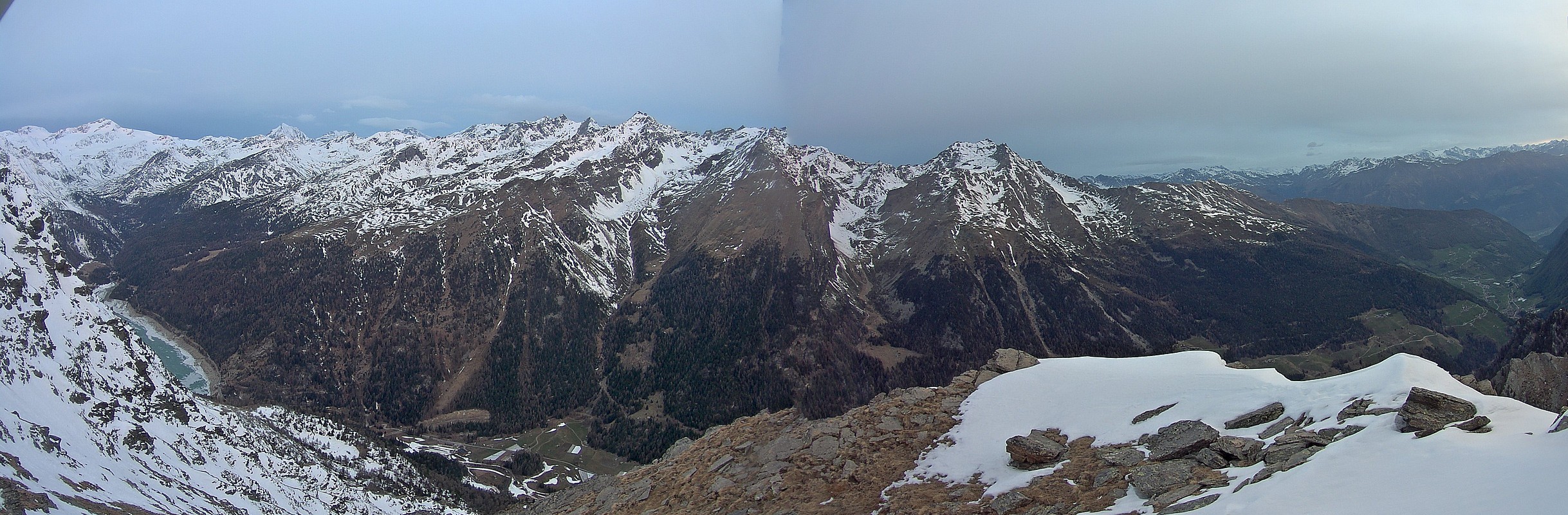 Archiv Foto Webcam Martelltal: Blick Zufrittsee