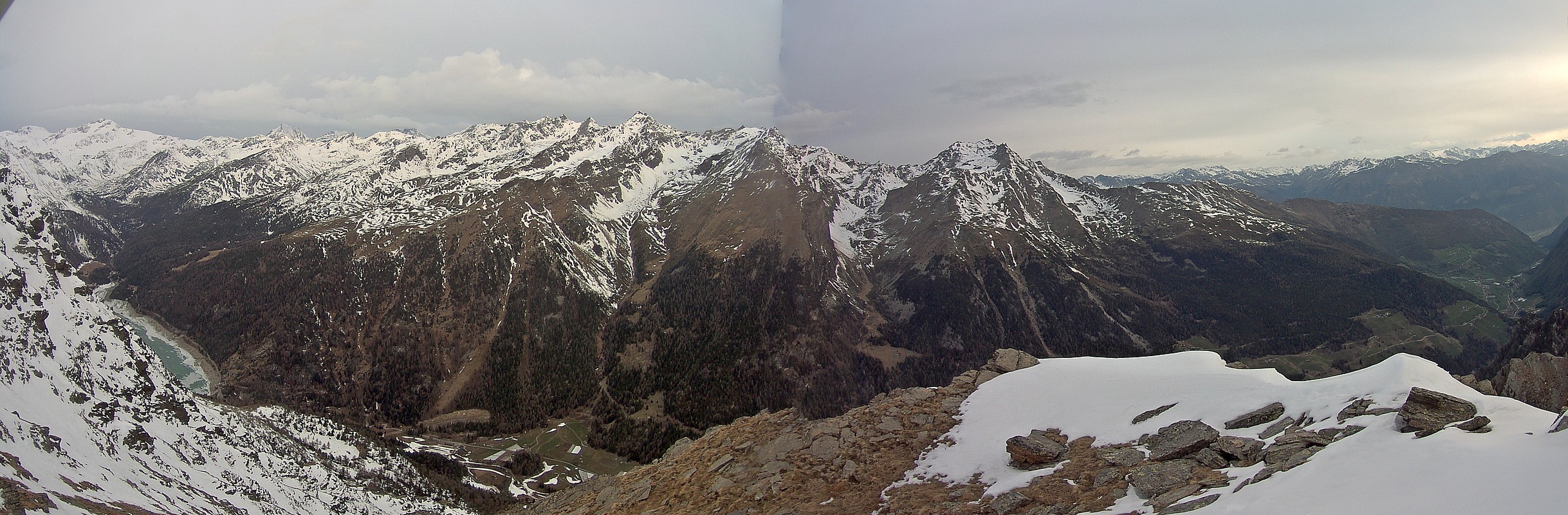 Archiv Foto Webcam Martelltal: Blick Zufrittsee