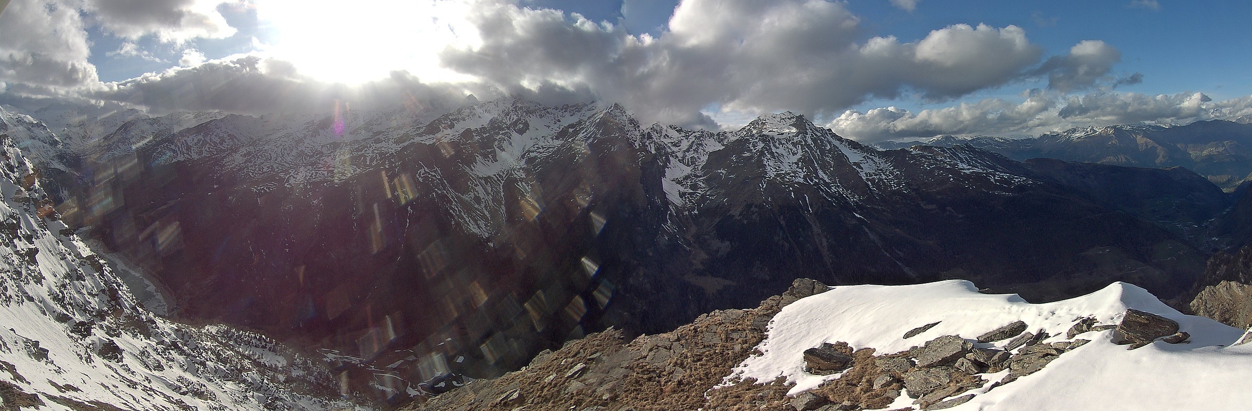 Archiv Foto Webcam Martelltal: Blick Zufrittsee