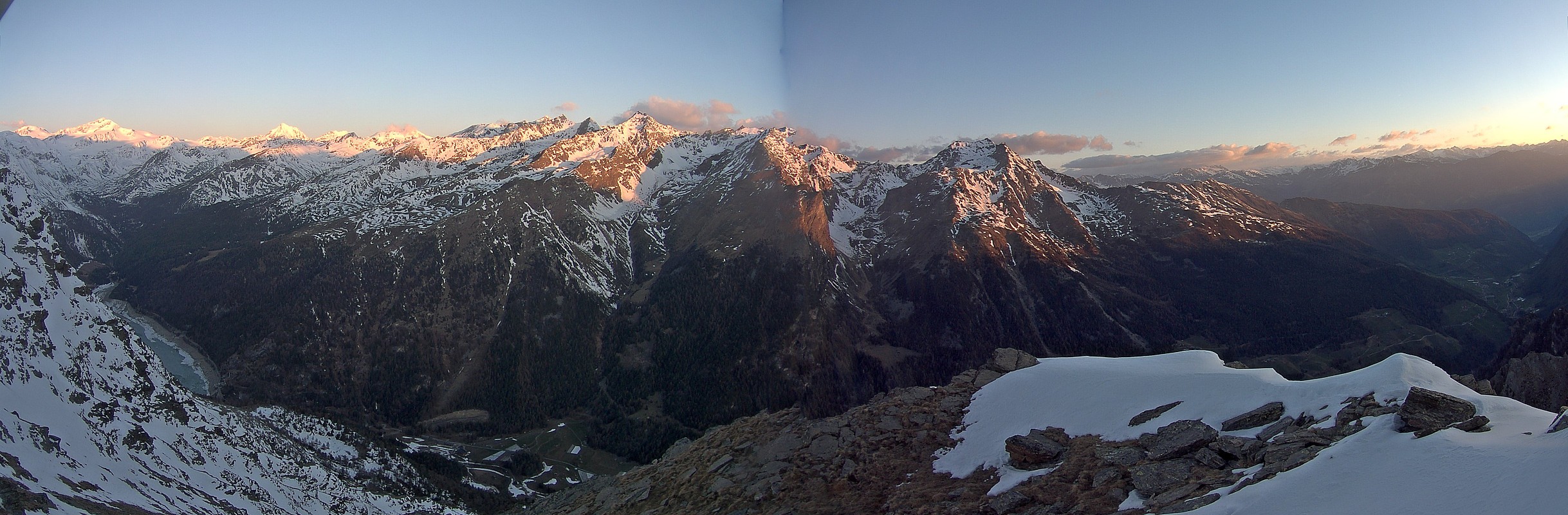 Archiv Foto Webcam Martelltal: Blick Zufrittsee