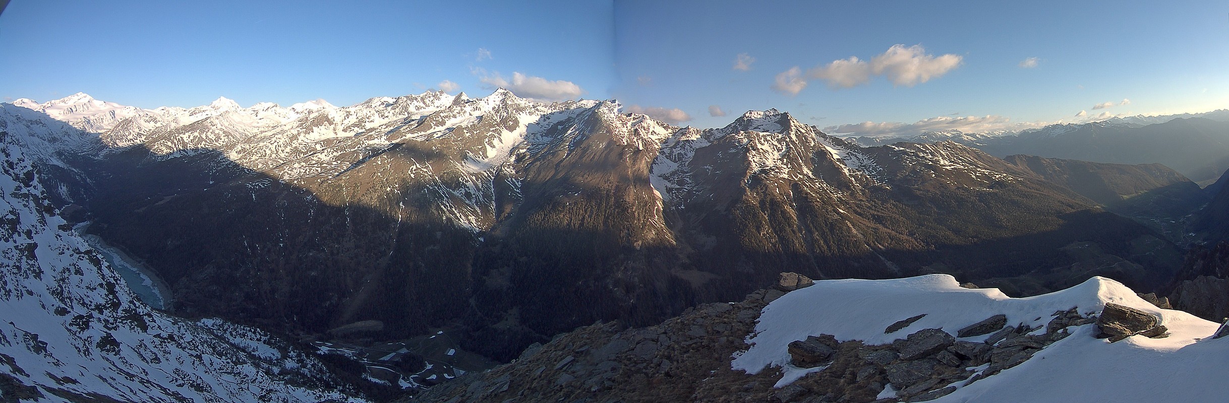 Archiv Foto Webcam Martelltal: Blick Zufrittsee