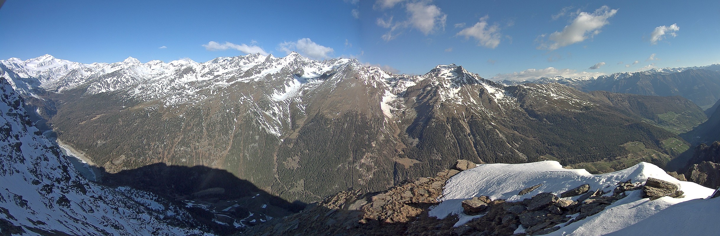 Archiv Foto Webcam Martelltal: Blick Zufrittsee