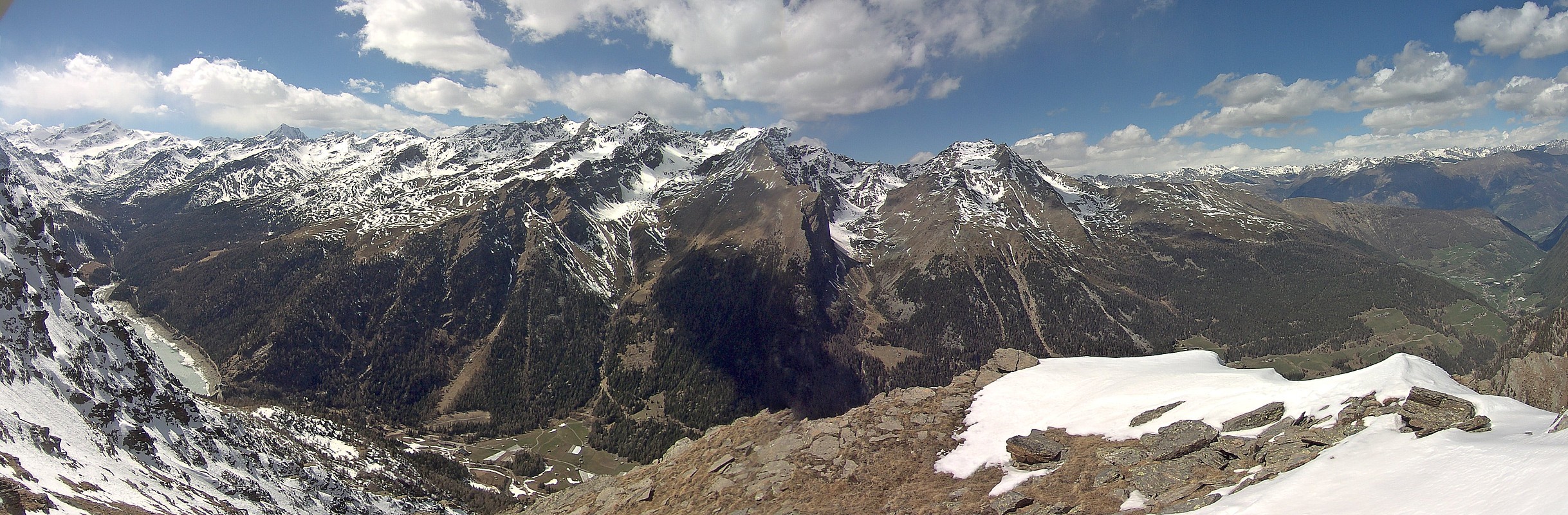 Archiv Foto Webcam Martelltal: Blick Zufrittsee