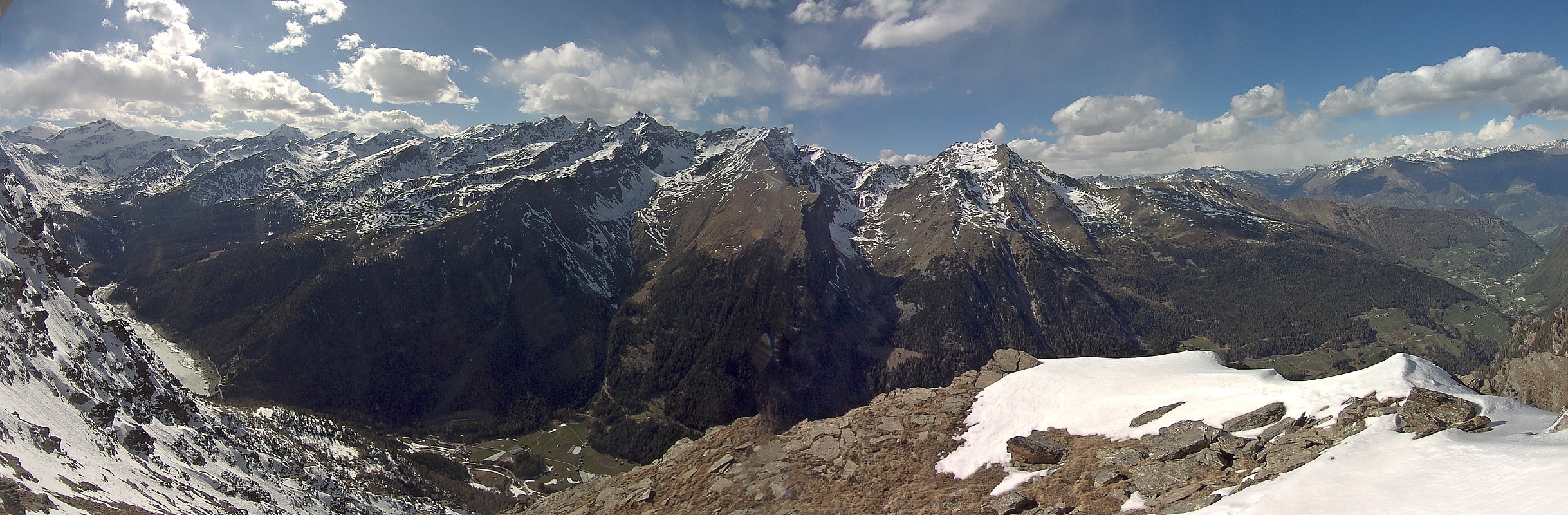 Archiv Foto Webcam Martelltal: Blick Zufrittsee