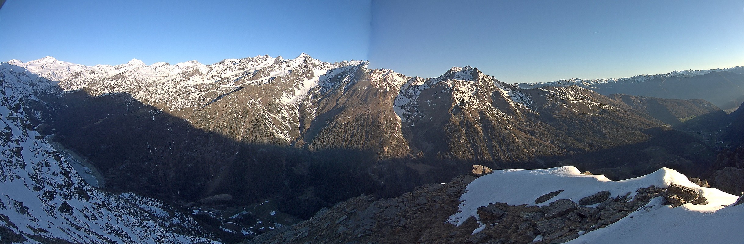 Archiv Foto Webcam Martelltal: Blick Zufrittsee