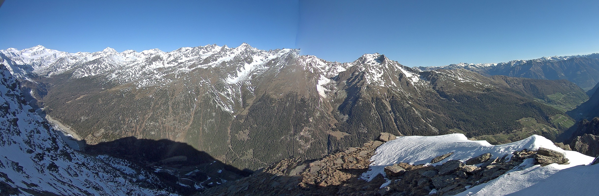 Archiv Foto Webcam Martelltal: Blick Zufrittsee