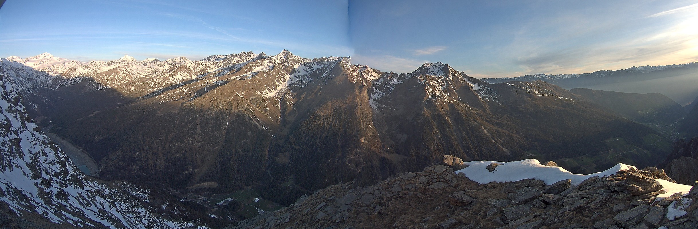 Archiv Foto Webcam Martelltal: Blick Zufrittsee