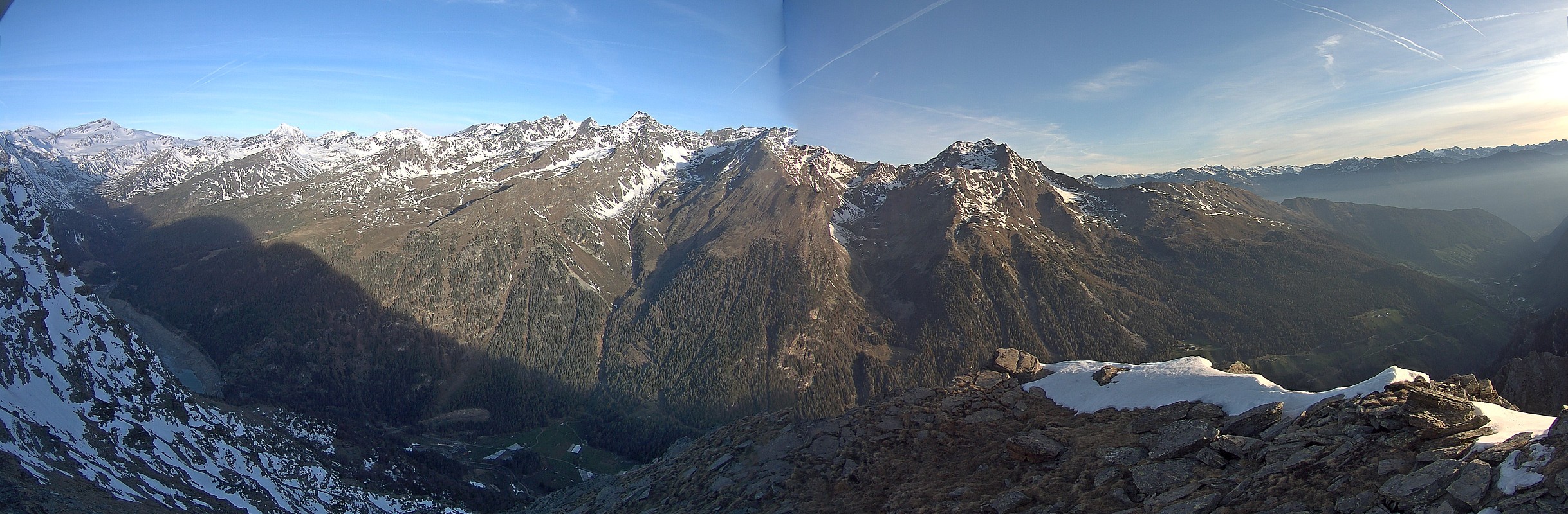 Archiv Foto Webcam Martelltal: Blick Zufrittsee