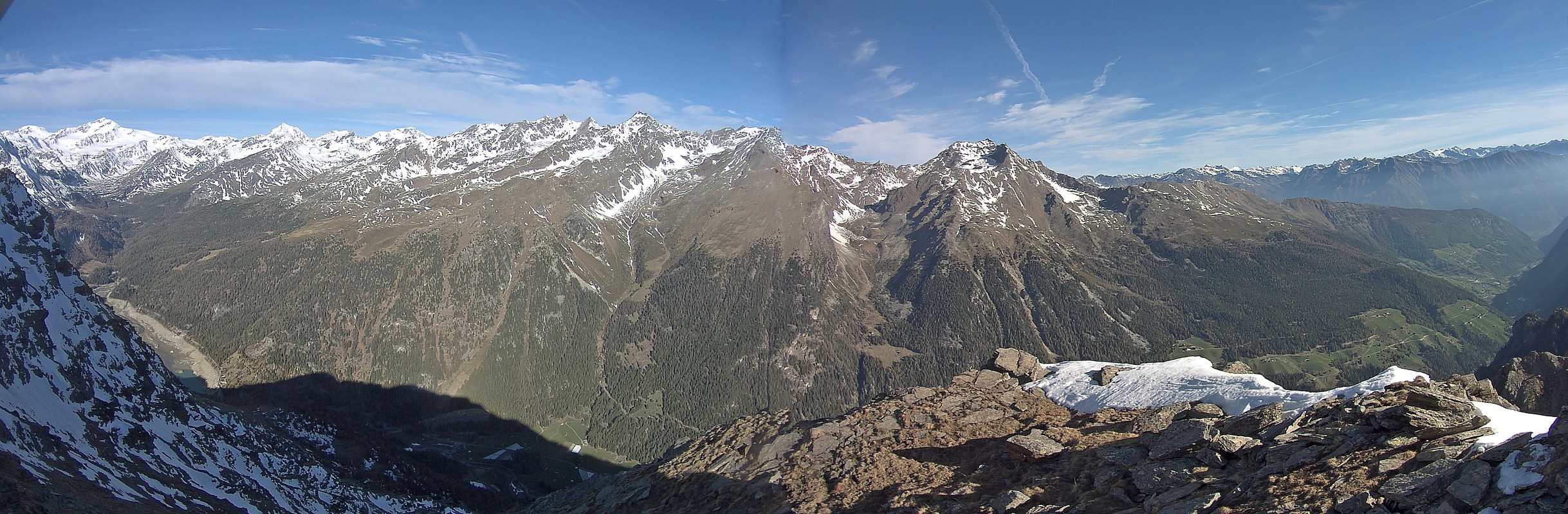 Archiv Foto Webcam Martelltal: Blick Zufrittsee