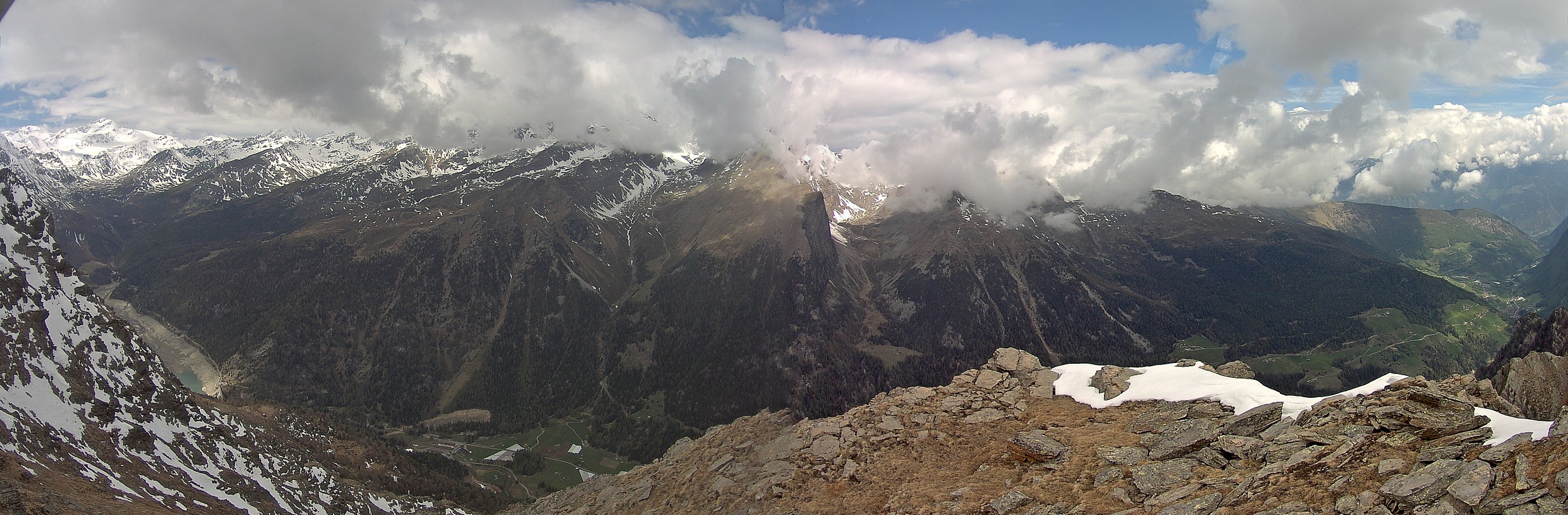 Archiv Foto Webcam Martelltal: Blick Zufrittsee