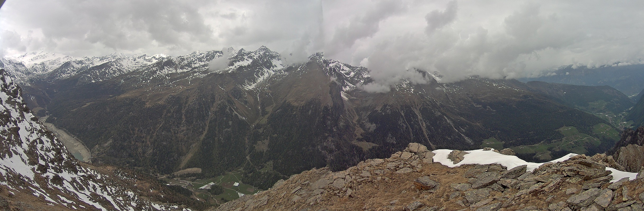 Archiv Foto Webcam Martelltal: Blick Zufrittsee