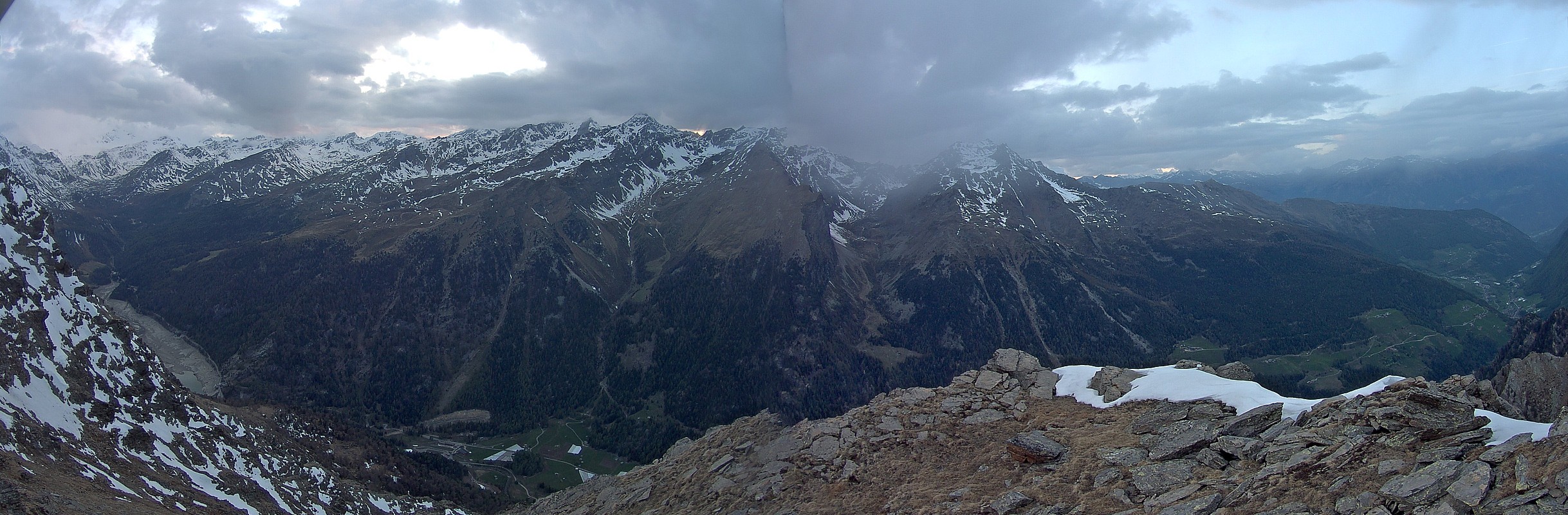 Archiv Foto Webcam Martelltal: Blick Zufrittsee