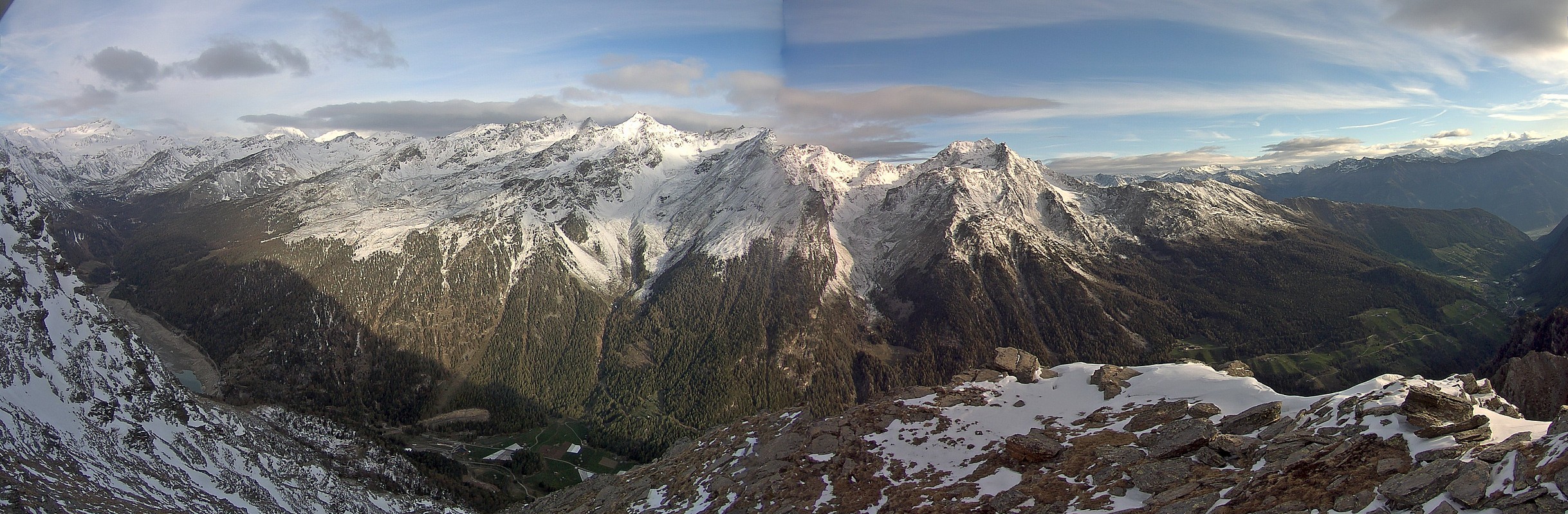Archiv Foto Webcam Martelltal: Blick Zufrittsee
