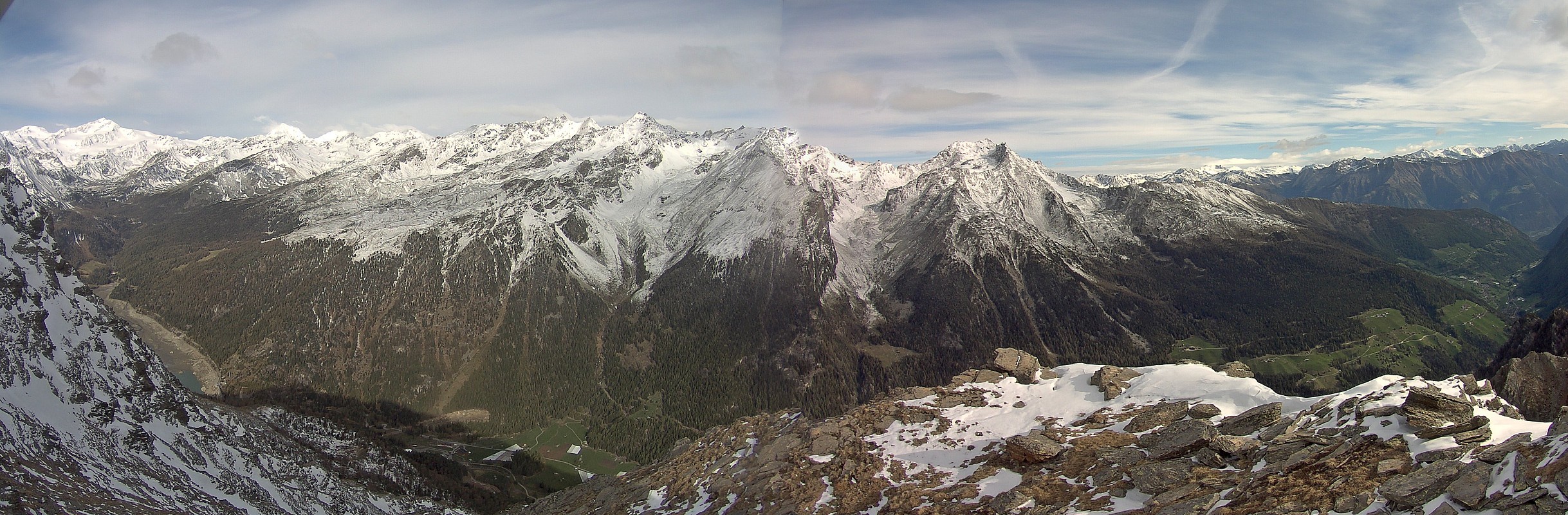 Archiv Foto Webcam Martelltal: Blick Zufrittsee