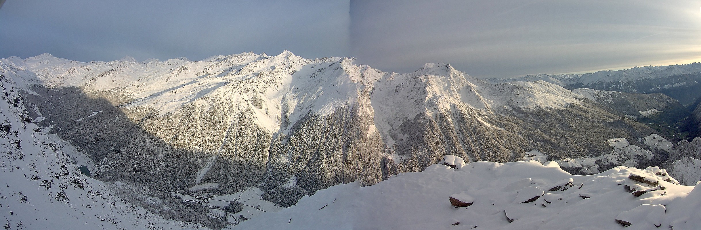 Archiv Foto Webcam Martelltal: Blick Zufrittsee