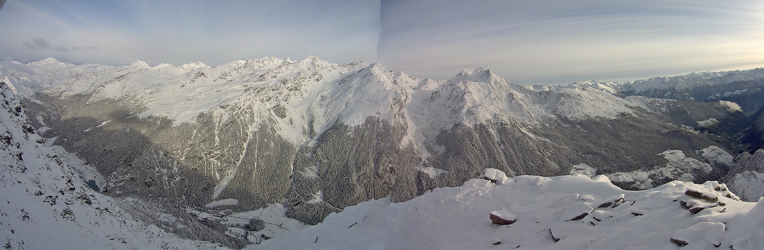 Archiv Foto Webcam Martelltal: Blick Zufrittsee