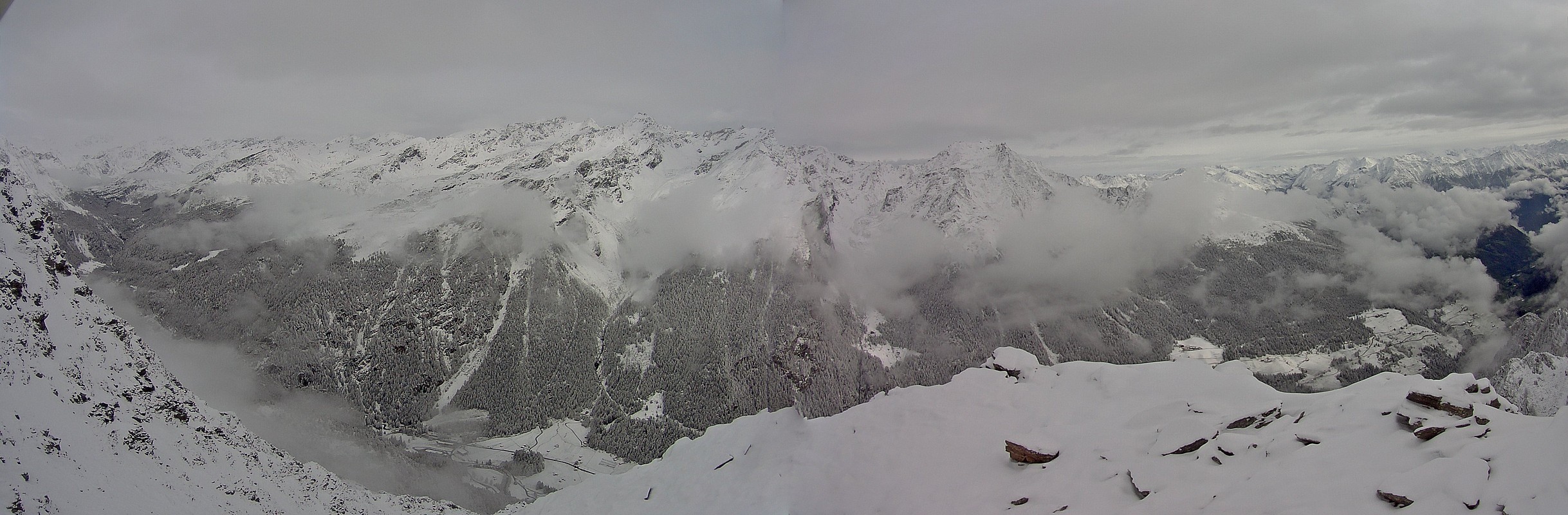 Archiv Foto Webcam Martelltal: Blick Zufrittsee