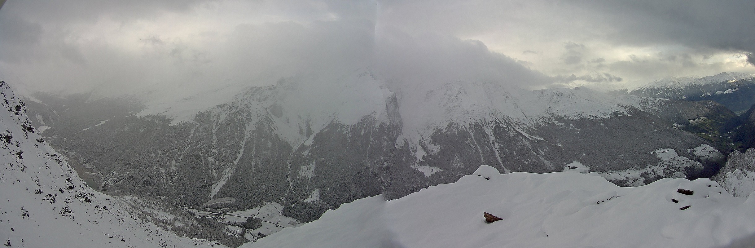 Archiv Foto Webcam Martelltal: Blick Zufrittsee