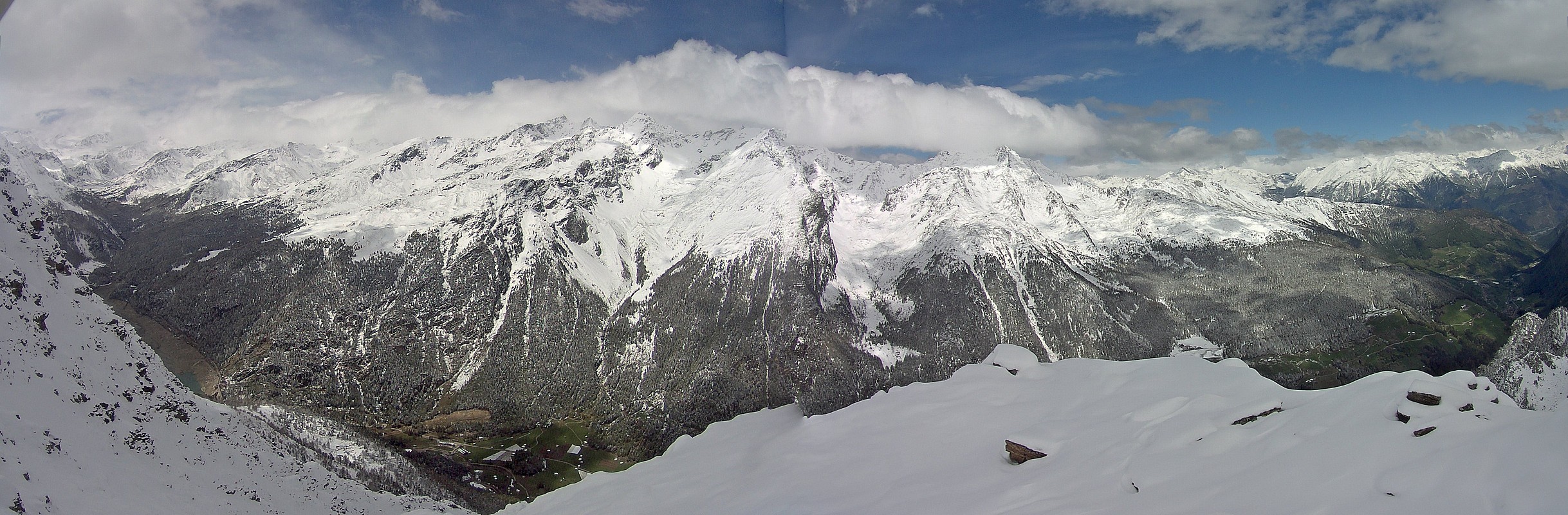 Archiv Foto Webcam Martelltal: Blick Zufrittsee