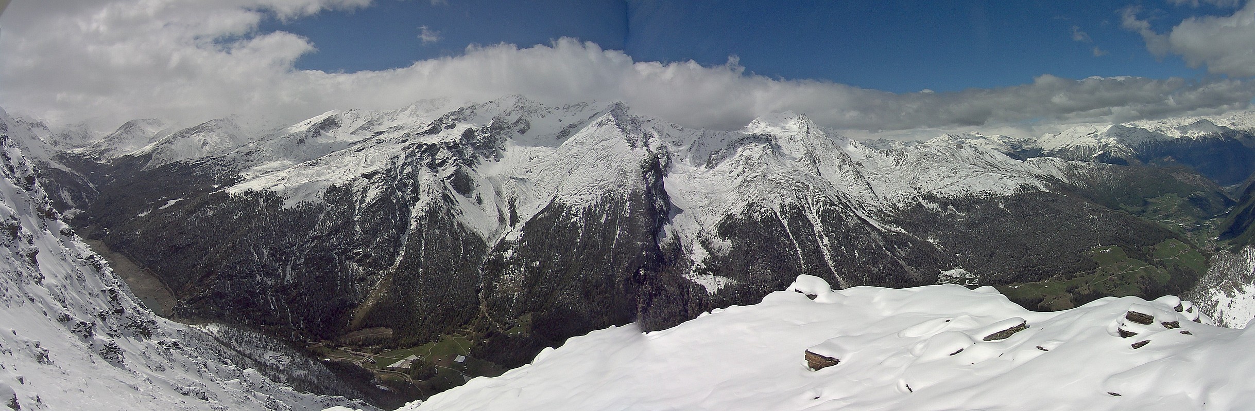 Archiv Foto Webcam Martelltal: Blick Zufrittsee