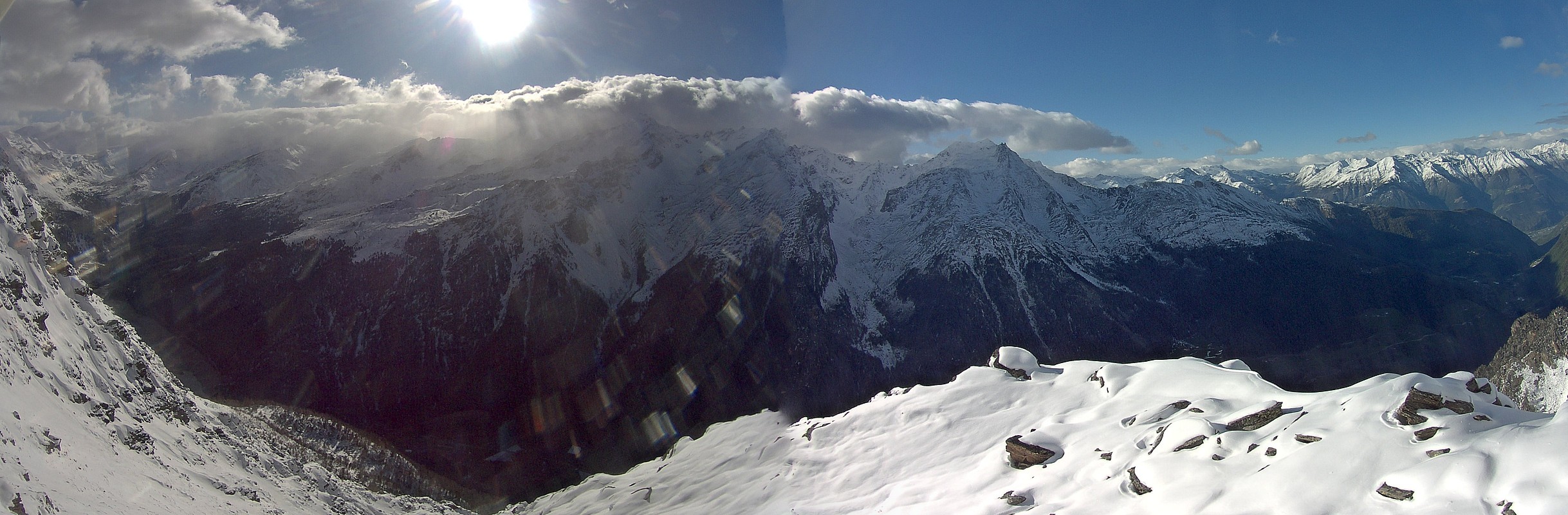 Archiv Foto Webcam Martelltal: Blick Zufrittsee