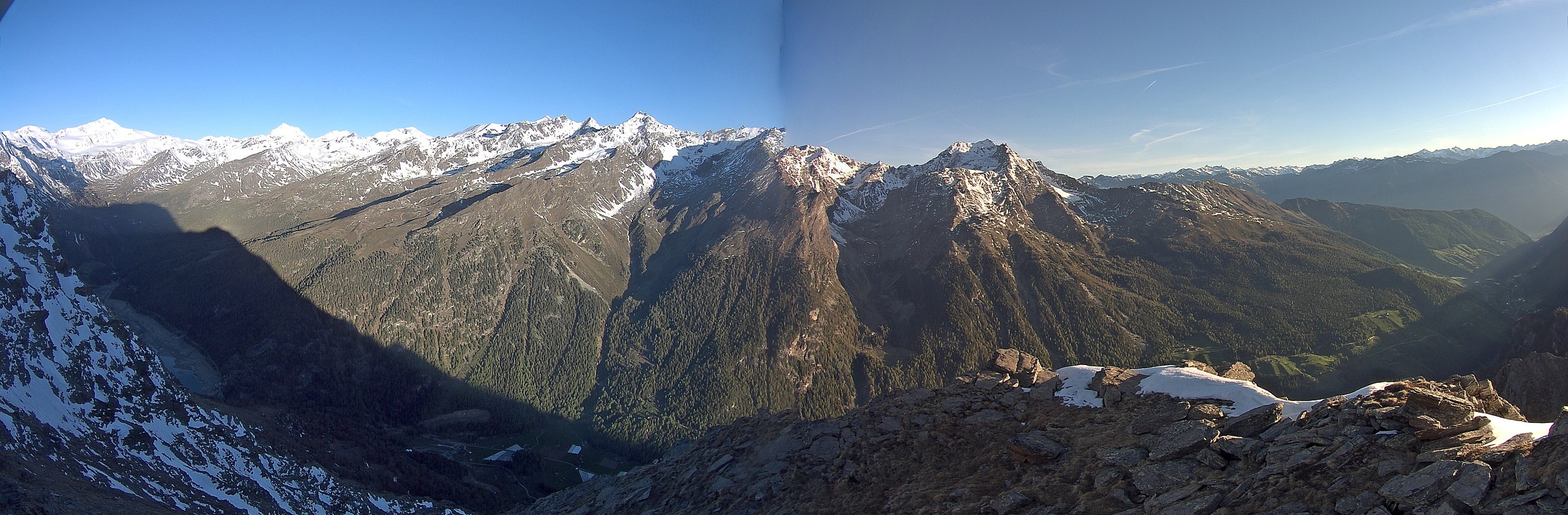 Archiv Foto Webcam Martelltal: Blick Zufrittsee