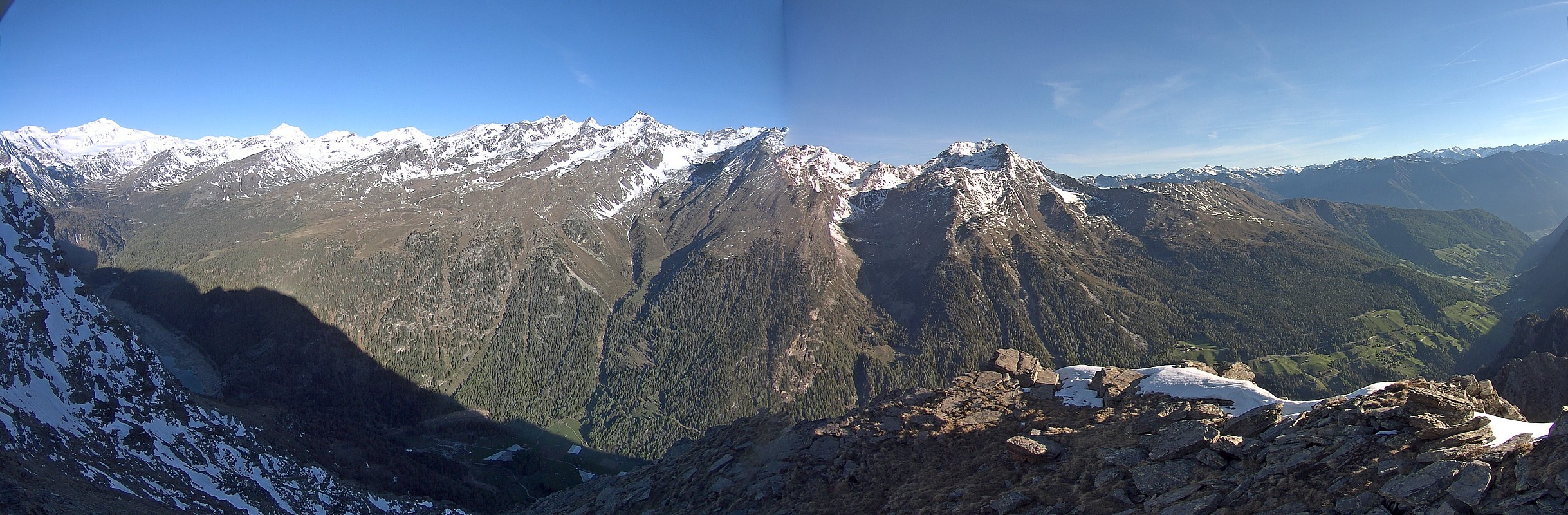 Archiv Foto Webcam Martelltal: Blick Zufrittsee