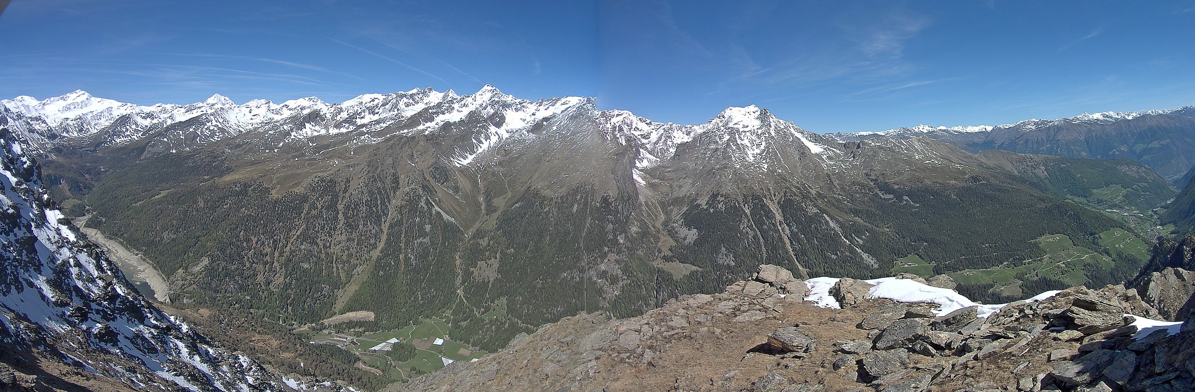 Archiv Foto Webcam Martelltal: Blick Zufrittsee