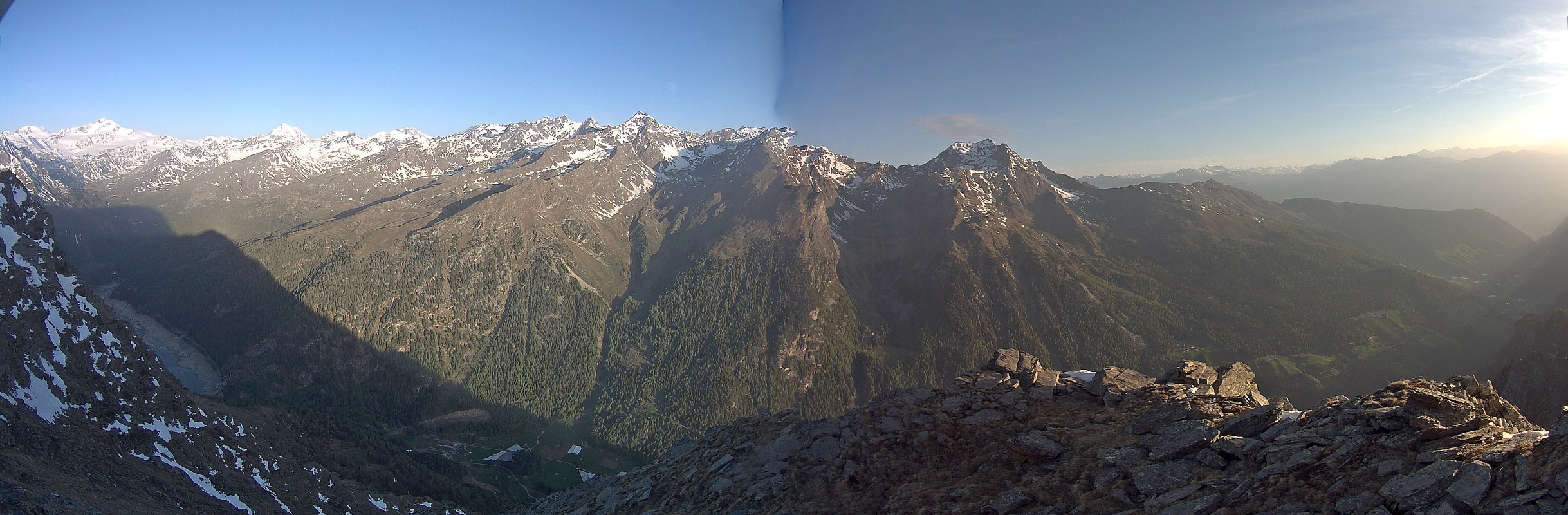 Archiv Foto Webcam Martelltal: Blick Zufrittsee
