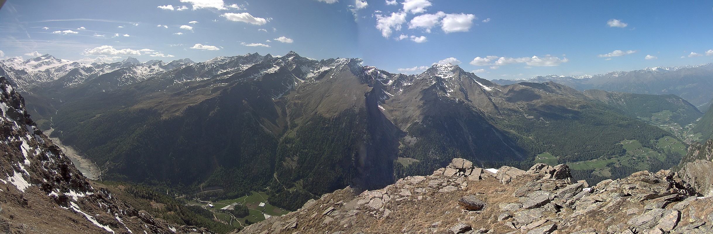 Archiv Foto Webcam Martelltal: Blick Zufrittsee