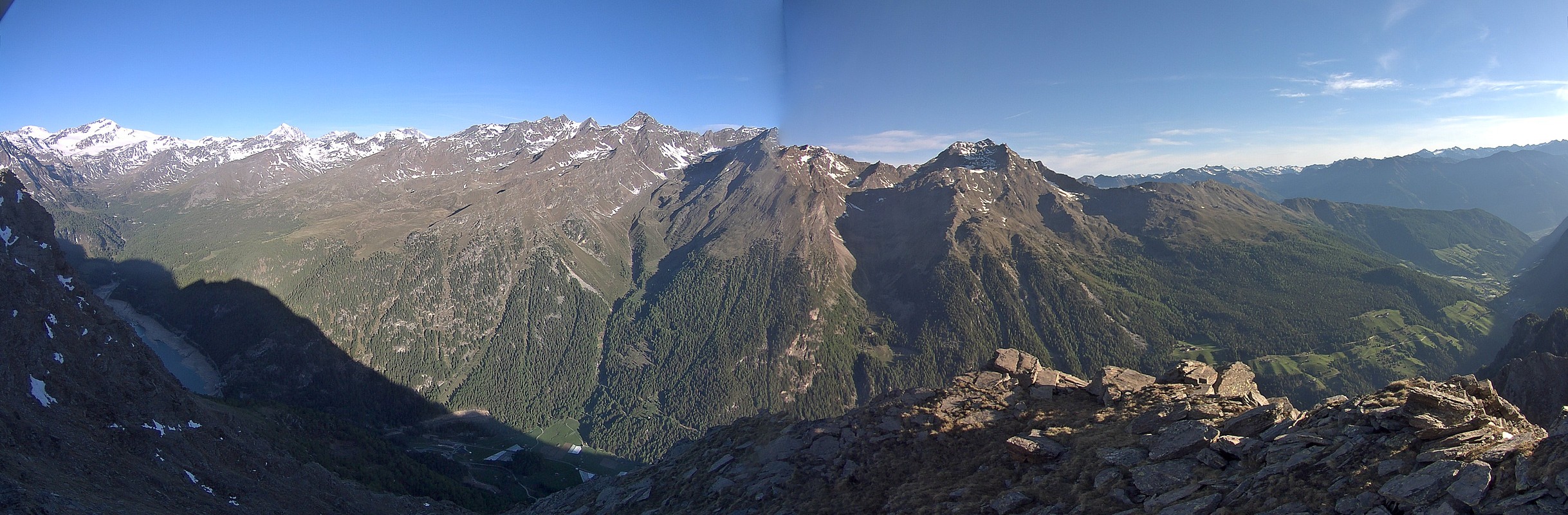 Archiv Foto Webcam Martelltal: Blick Zufrittsee