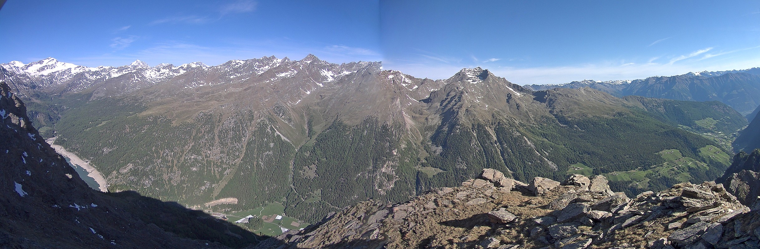 Archiv Foto Webcam Martelltal: Blick Zufrittsee