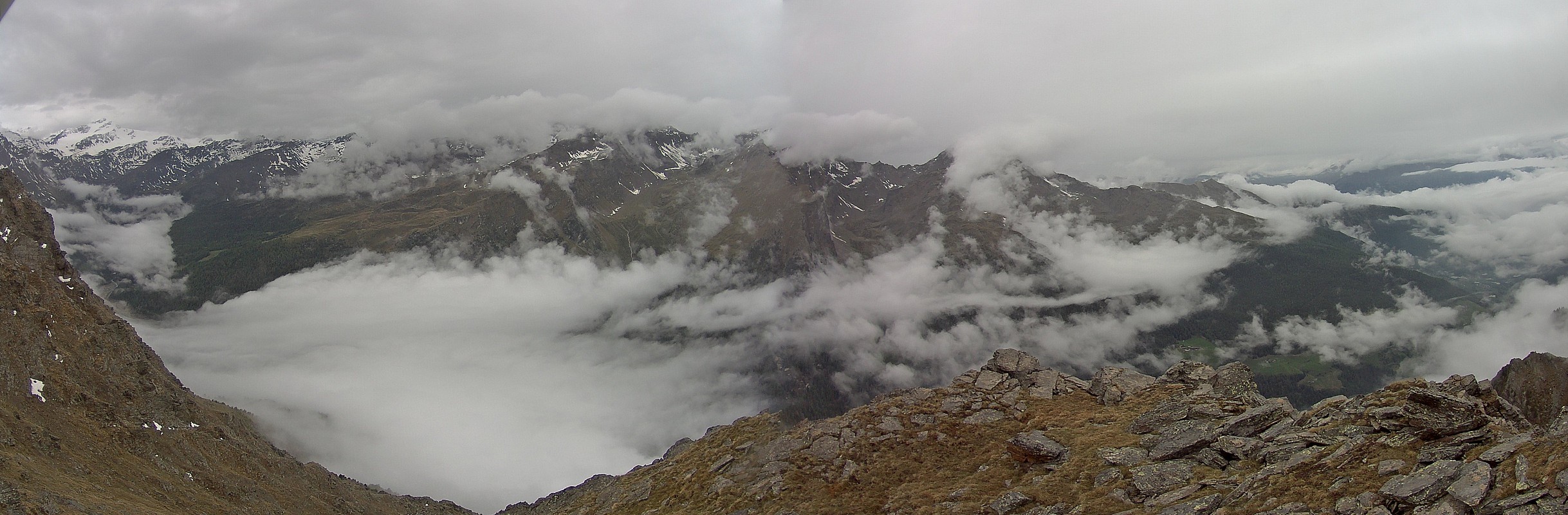 Archiv Foto Webcam Martelltal: Blick Zufrittsee