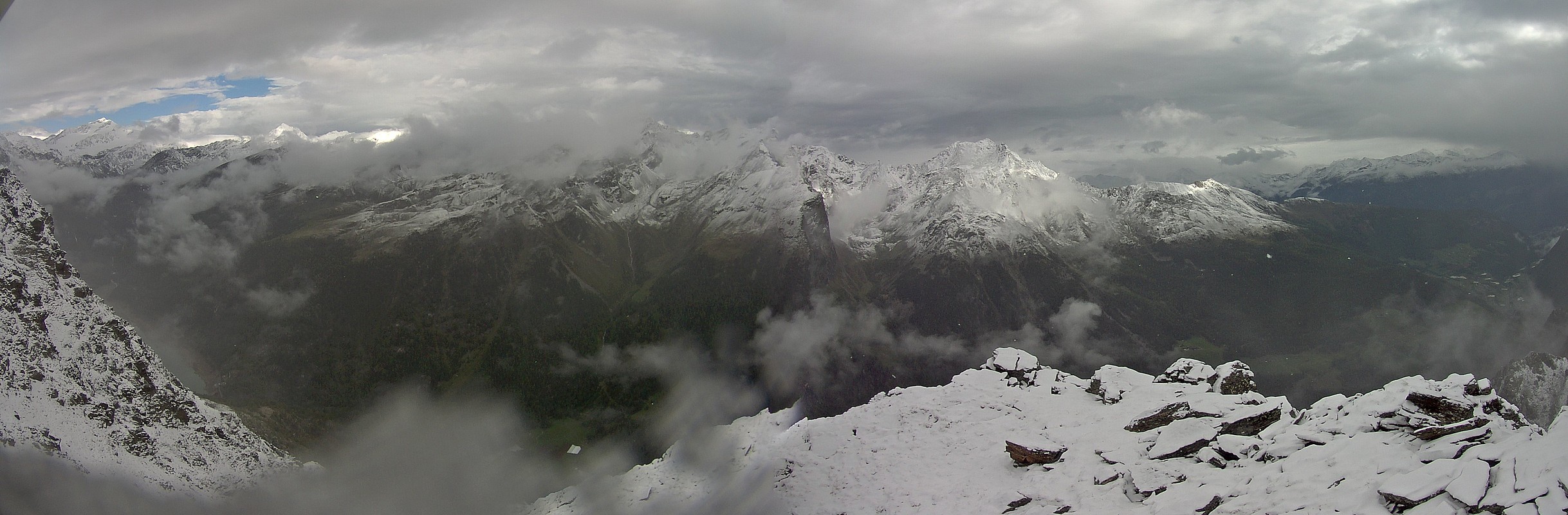 Archiv Foto Webcam Martelltal: Blick Zufrittsee