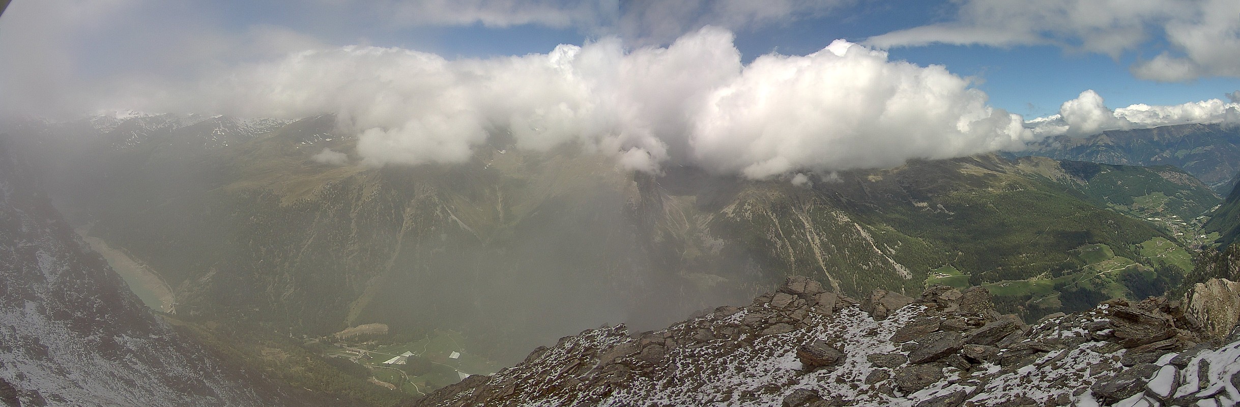 Archiv Foto Webcam Martelltal: Blick Zufrittsee