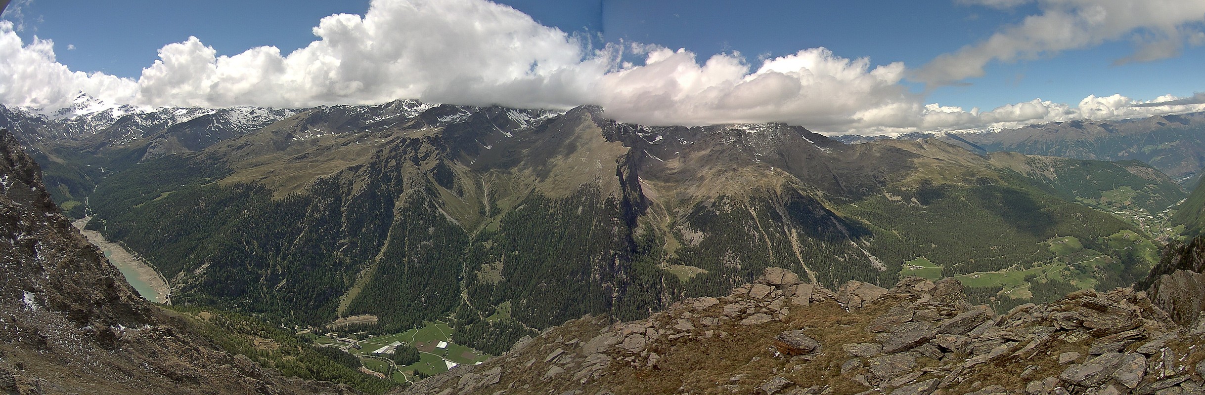 Archiv Foto Webcam Martelltal: Blick Zufrittsee