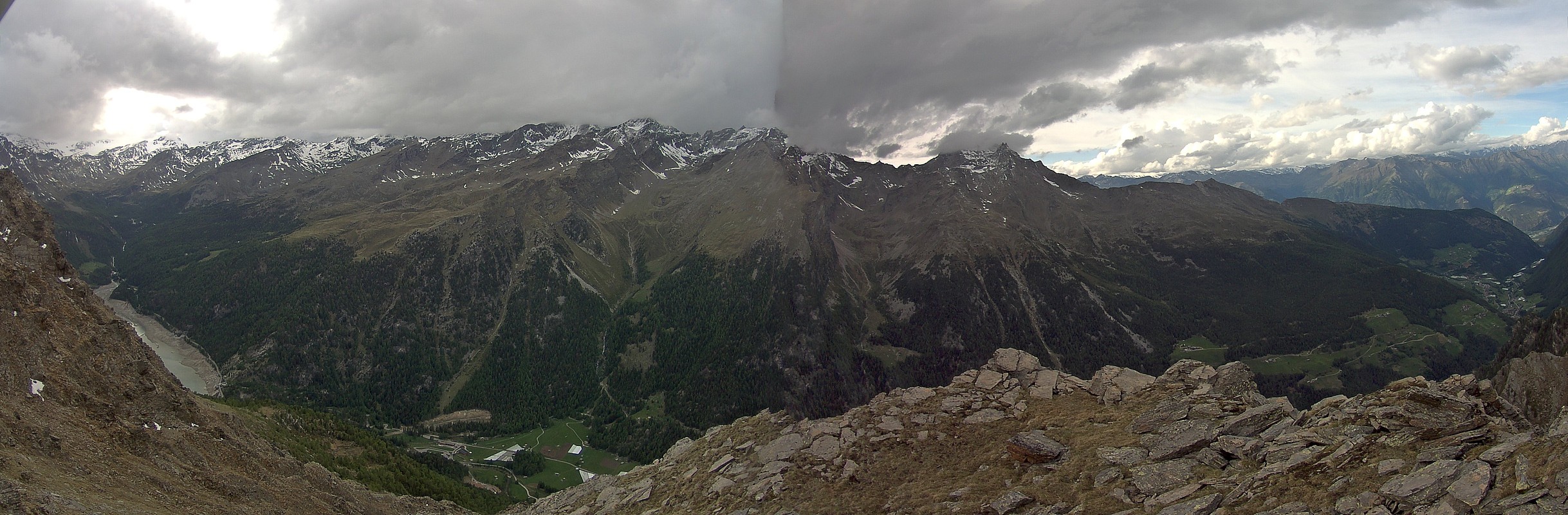 Archiv Foto Webcam Martelltal: Blick Zufrittsee