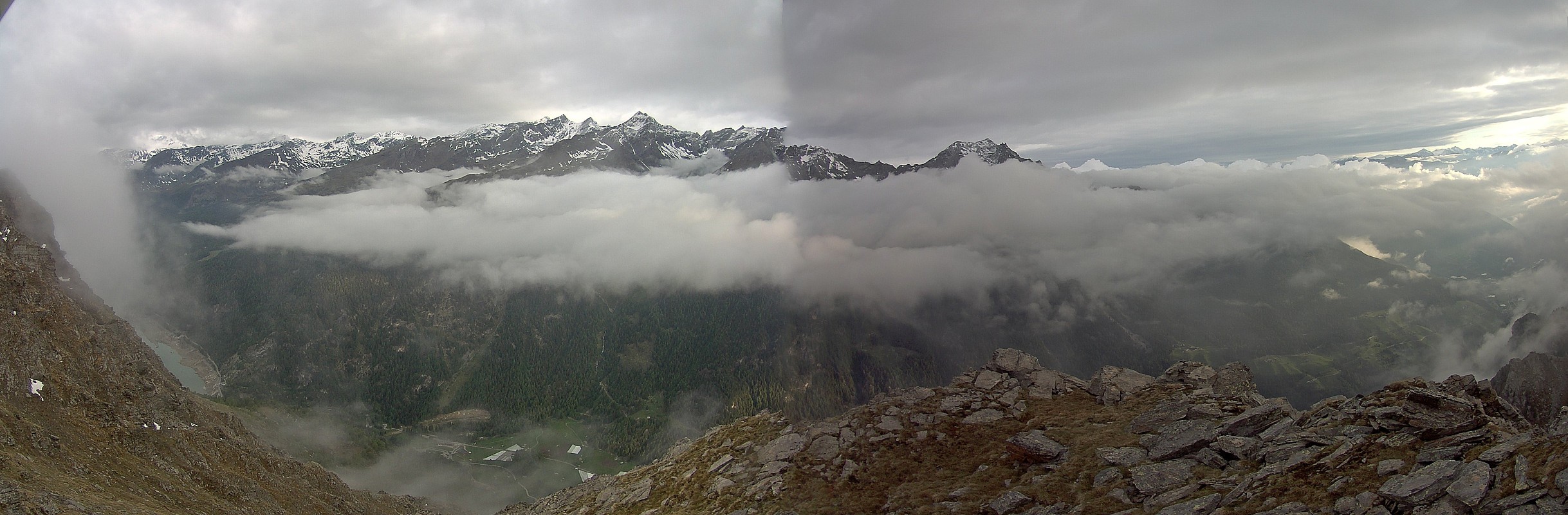 Archiv Foto Webcam Martelltal: Blick Zufrittsee
