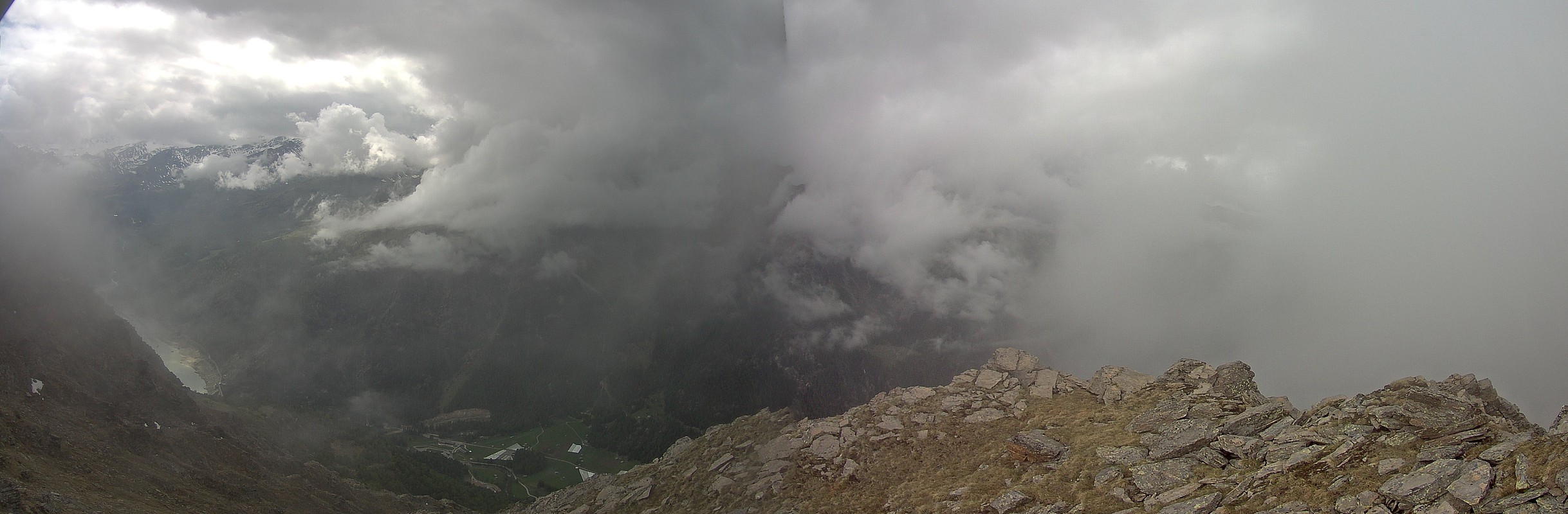 Archiv Foto Webcam Martelltal: Blick Zufrittsee