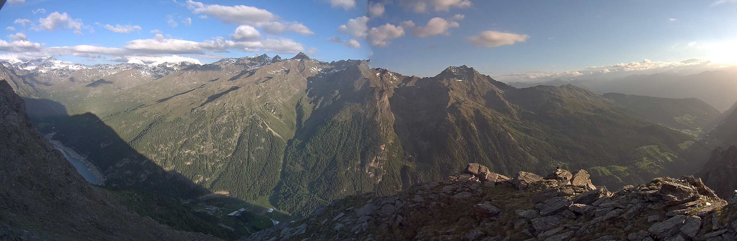Archiv Foto Webcam Martelltal: Blick Zufrittsee