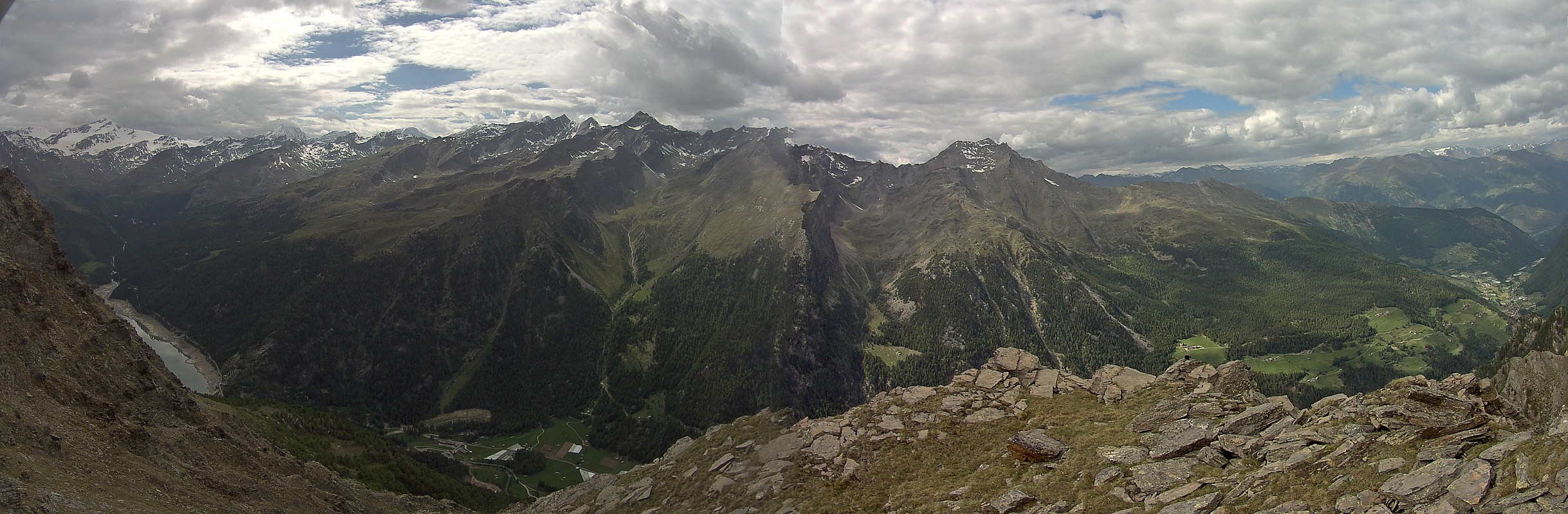 Archiv Foto Webcam Martelltal: Blick Zufrittsee