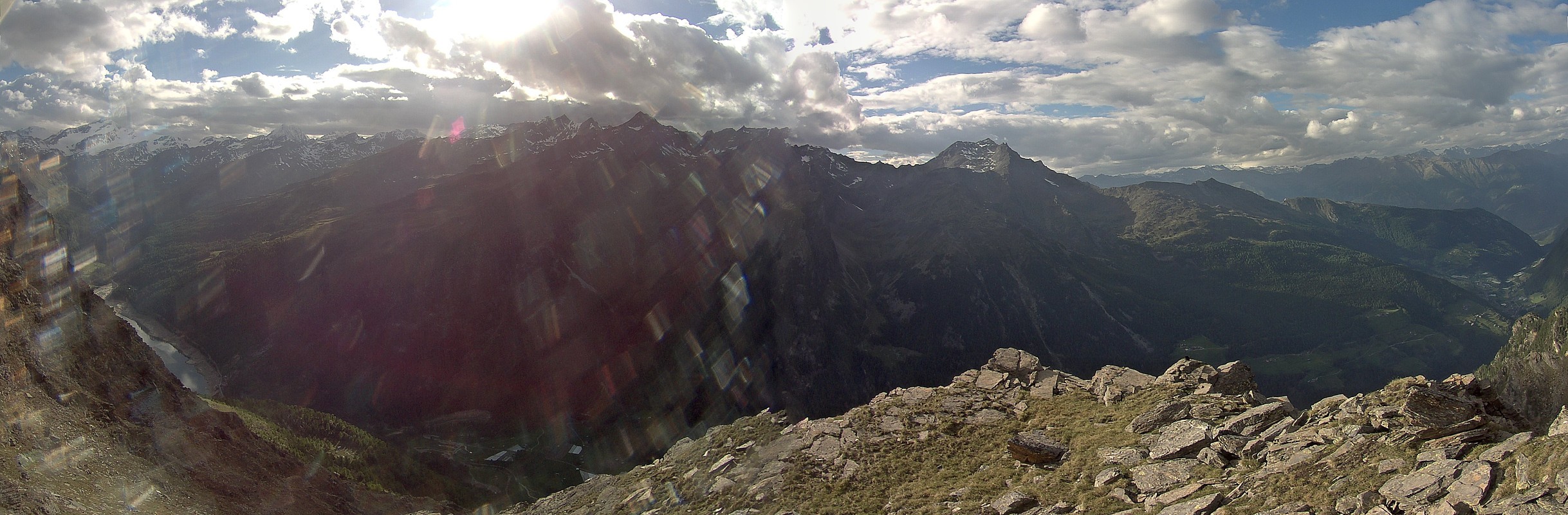 Archiv Foto Webcam Martelltal: Blick Zufrittsee