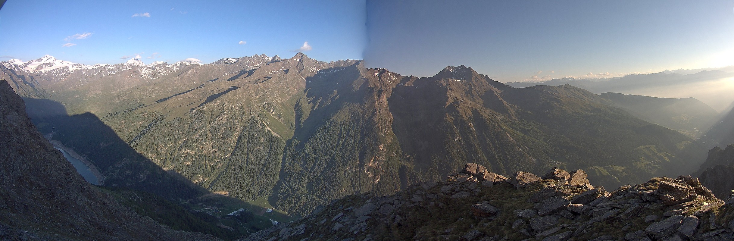 Archiv Foto Webcam Martelltal: Blick Zufrittsee